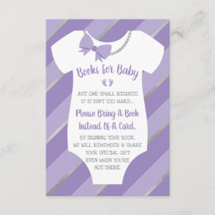 Carte D'accompagnement Livres Pour Baby Card, Deux Petits Pieds