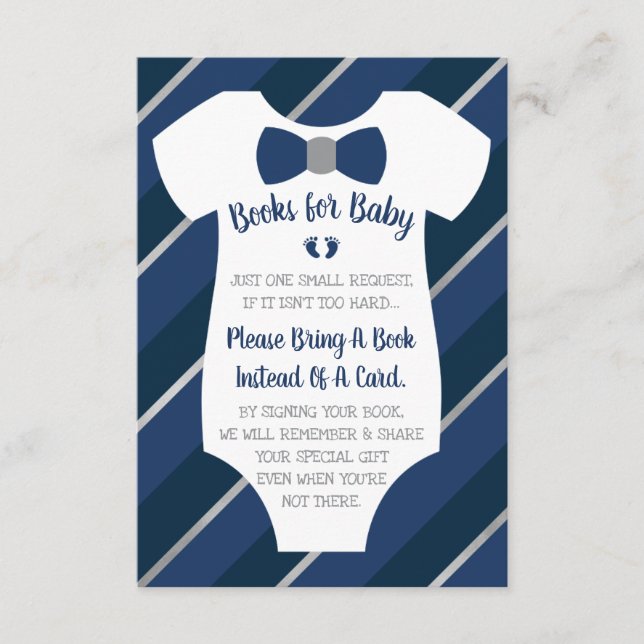 Carte D'accompagnement Livres Pour Baby Card, Deux Petits Pieds (Devant)