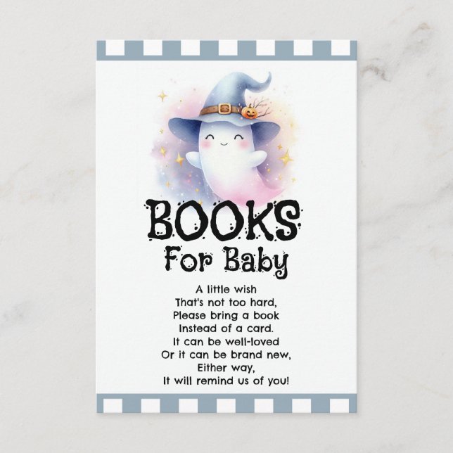 Carte D'accompagnement Livres pour Baby Ghost (Devant)