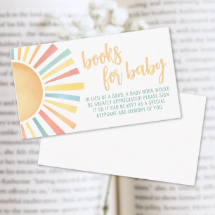 Carte D'accompagnement Livres Pour Baby Little Ray Of Sunshine Baby showe