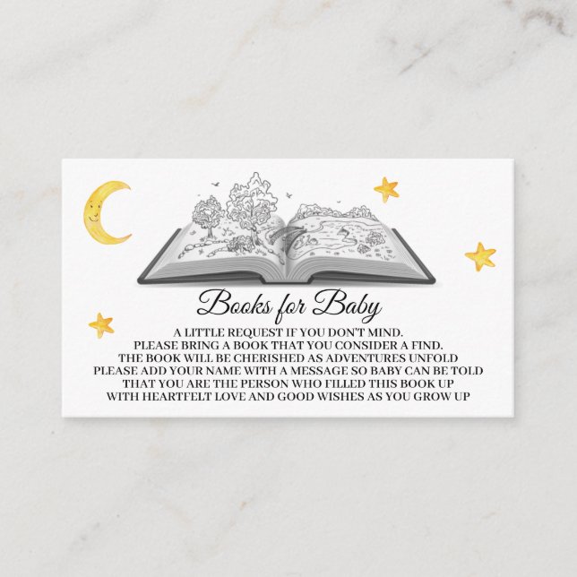 Carte D'accompagnement *~* Livres pour Baby Pop Up Livre Stars Moon (Devant)