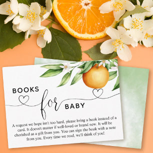 Carte D'accompagnement Livres pour Baby shower Baby Little Cutie