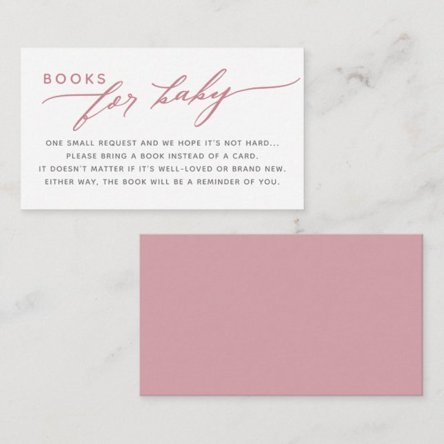 Carte D'accompagnement Livres Pour Baby shower Bébé Aquarelle Papillon (Devant / Derrière)