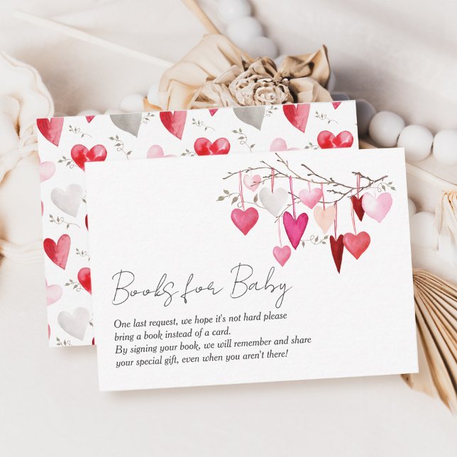 Carte D'accompagnement Livres pour Baby shower bébé petit amour (Créateur téléchargé)