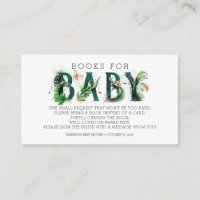 Livres Pour Baby Tropical Green Baby shower