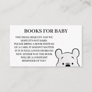CARTE D'ACCOMPAGNEMENT LIVRES POUR BABY WINNIE