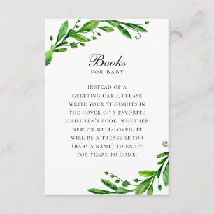 Carte D'accompagnement Livres pour bébé. Apportez une demande de livre. L