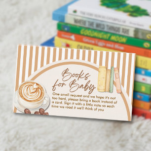 Carte D'accompagnement Livres pour bébé Baby Is Brewing Coffee Baby Showe
