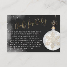 Livres Pour Bébé Baby shower d'hiver Snowflakes