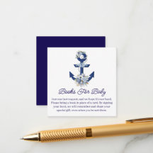 livres pour bébé, baby shower marin floral