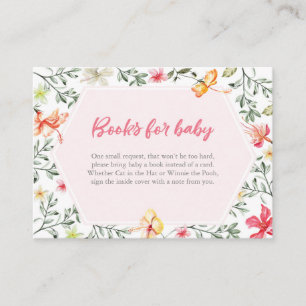 Carte D'accompagnement Livres pour bébé Baby shower tropical