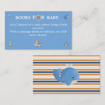 Livres pour bébé Cute Nautical Fête de naissance