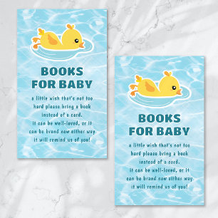 Carte D'accompagnement Livres pour bébé en caoutchouc Ducky Splash