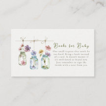 Livres pour bébé en pot de fleurs sauvages de jard