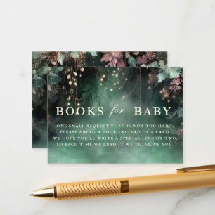 Carte D'accompagnement Livres Pour Bébé Enchanted Forest Green Arch