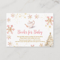 Livres pour bébé Fête à thé hivernale rose Baby Sh