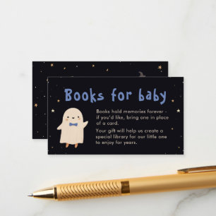 Carte D'accompagnement Livres pour bébé garçon mignonne Éffrayant Hallowe