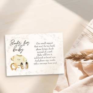 Carte D'accompagnement Livres pour bébé genre Neutral Sweet Baby Clothes