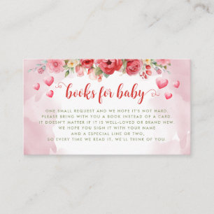 Carte D'accompagnement Livres pour bébé petit amour mignon Baby shower