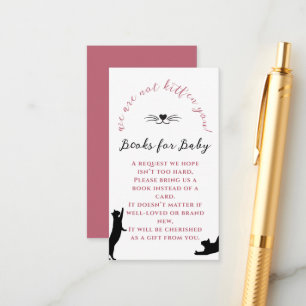 Carte D'accompagnement Livres pour bébé pour la baby shower de la petite