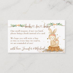 Carte D'accompagnement Livres pour bébé pour nouveau maman lapin