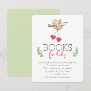 Carte D'accompagnement Livres pour bébé printemps