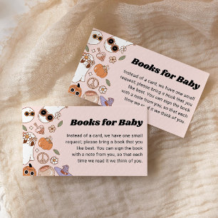 Carte D'accompagnement Livres Pour Bébé Super Halloween Baby shower Fantô