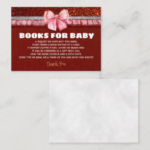 Carte D'accompagnement Livres Pour La Demande De Baby shower Père Noël