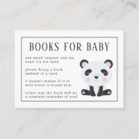 Livres pour le Baby shower Baby Panda