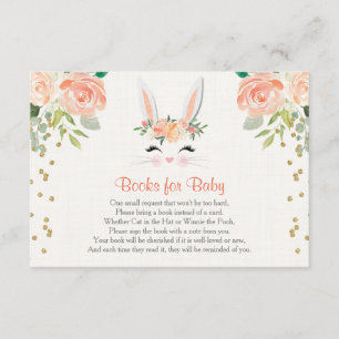 Carte D'accompagnement Livres pour le bébé, insertions de demande de