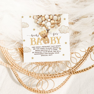 Carte D'accompagnement Livres Pour Thème Ours Bébé Baby Shower