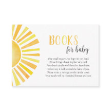 Livres solaires pour bébé, Baby shower soleil