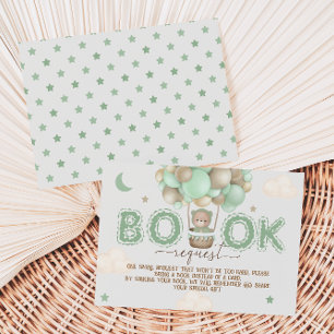 Carte D'accompagnement Livres Teddy Bear Pour Baby Baby shower