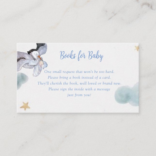 Carte D'accompagnement Livres vintages pour bébé (Devant)