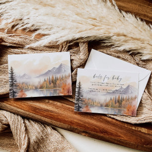 Carte D'accompagnement Livres Woodland pour Baby Insert Card Mountains