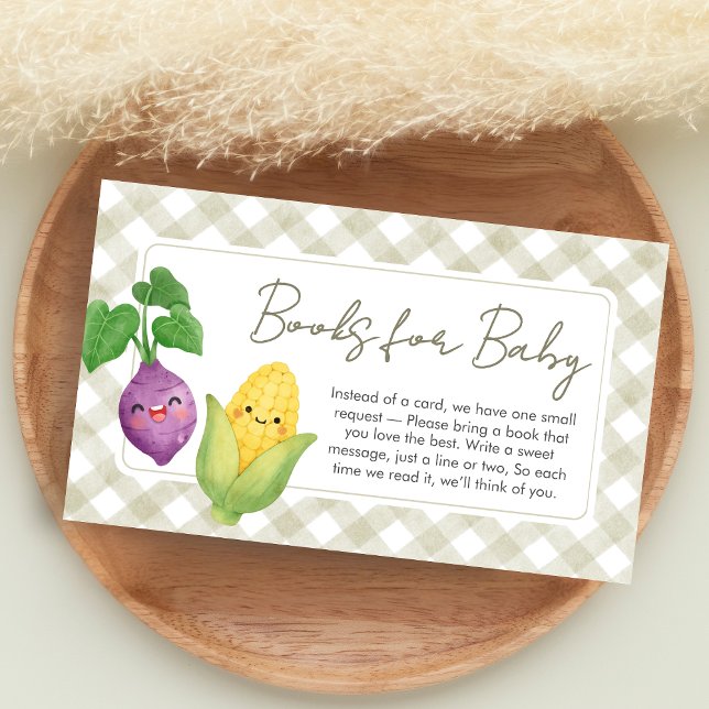 Carte D'accompagnement Locally Grown Baby Shower Books for Baby (Locally Grown Baby Shower Books for Baby)
