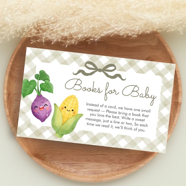 Carte D'accompagnement Locally Grown Little Sprout Shower Books for Baby (Locally Grown Baby Shower Books for Baby)