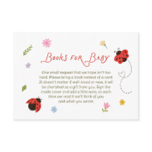 Love Bug Baby Shower Books for baby 