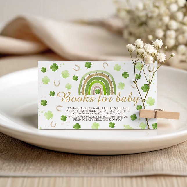 Carte D'accompagnement Lucky Charm Books for Baby Card (Créateur téléchargé)