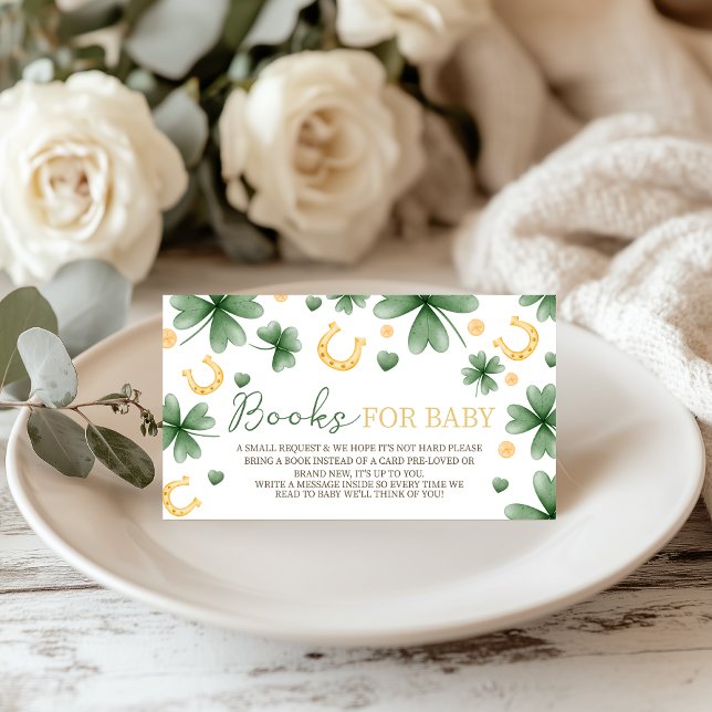 Carte D'accompagnement Lucky Charm Books for Baby Card (Créateur téléchargé)