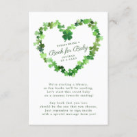 Lucky Little Shamrock Baby shower livre pour bébé