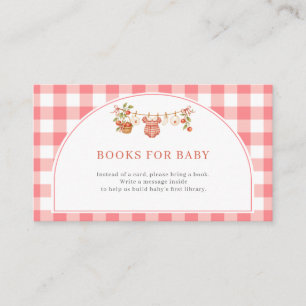 Carte D'accompagnement Lumière de nos yeux Livres pour bébé pour la Baby 