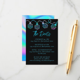 Carte D'accompagnement Luminateurs RPG   Détails du gamer de table Holo I