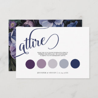Carte D'accompagnement Lune botanique | Gothique Floral Mariage Attire