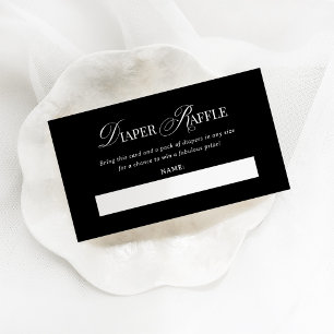 Carte D'accompagnement Luxe classique   Barre noire