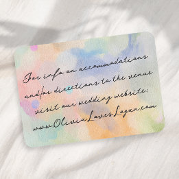 Carte D'accompagnement Magnifique calligraphie moderne aquarelle abstrait