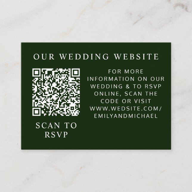 Carte D'accompagnement Magnolia Tropical Blanc Vert Rouge (Devant)