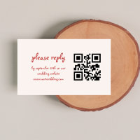 Main tirée Vintage Français Rouge Whimsical Mariag