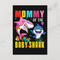 Maman Du Bébé Shark Dons Drôle
