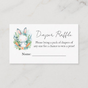 Carte D'accompagnement Maman sera Oar Hop Blue Pink Bunny Baby shower